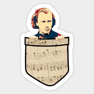Johannes Brahms In My Pocket Sticker